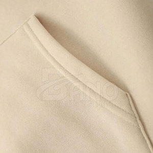 Sweat-shirts à capuche pour hommes, best-sellers, légers, doublés en molleton de coton, unis, respirants, décontractés, pour l'automne, avec logo personnalisé, en gros - Product Image 3