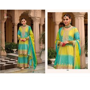 Traje Palazzo asequible y de la mejor calidad para todos los amantes del desgaste étnico sin comprometer el estilo disponible en cantidad al por mayor - Product Image 1