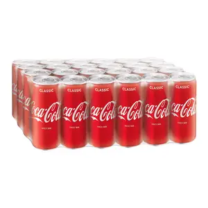 Caja de cartón para refrescos de Coca-Cola, sin azúcar, 320ml x 24 latas