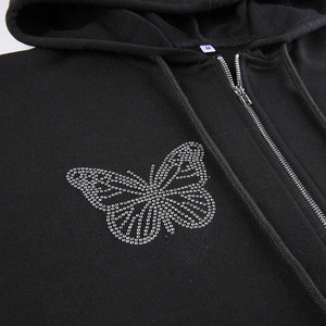 Sudaderas con Pedrería para Hombre, de Secado Rápido, Lisas, Teñidas, Básicas, Mezcla de Algodón, Precio Bajo - Product Image 4
