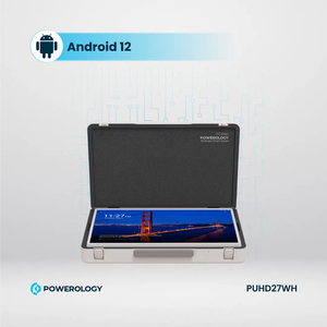 Écran portable Android Powerology 27 pouces - Nouveau blanc - Garantie 1 an - Product Image 4