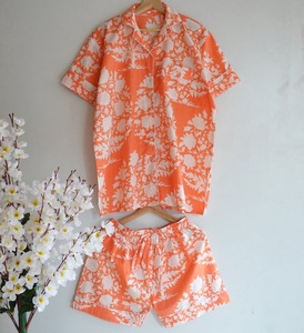 Conjunto de pijamas de algodón puro Ropa de noche de verano suave con correa de espagueti para damas de honor y descanso - Product Image 2