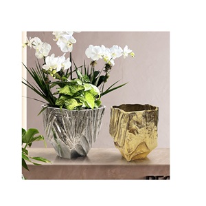 Modern Metal Floor Wall Tabletop <b>Vase</b> Versatile Contemporary Design Stylish Decorative Piece for Home or Office - Product Image 3
