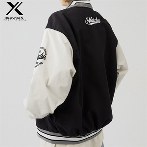 Women's 100% Polyester Varsity Jacket Waterproof Windproof <b>Quilted</b> Cotton Filling Custom Embroidery Printed Canvas Reversible - Product Image 6