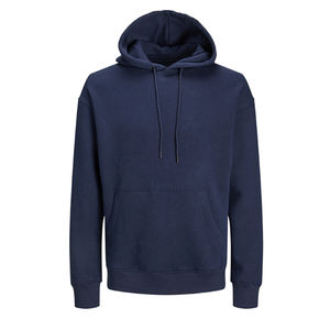 Sweat-shirts à capuche pour hommes en molleton 100% coton de haute qualité, couleur unie, manches longues, avec poche avant, pour la vente en gros - Product Image 5