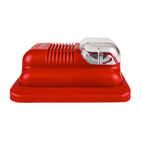 Sirènes stroboscopiques incendie avec lumière LED, avertisseur sonore stroboscopique, haut-parleur de sirène d'alarme incendie, accessoire de système d'alarme incendie directement de l'usine