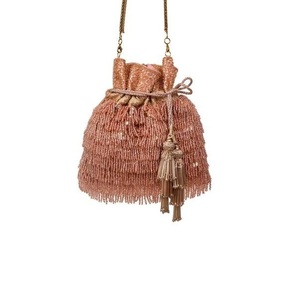 Nouvelle Collection Sac de Potli brodé perlé pour demoiselles d'honneur Sac de Potli traditionnel fait à la main avec des perles et du fil - Product Image 2