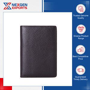 Fabricant de confiance offrant une qualité standard, un porte-cartes de crédit en cuir véritable hautement durable, multifonctionnel et tendance - Product Image 5