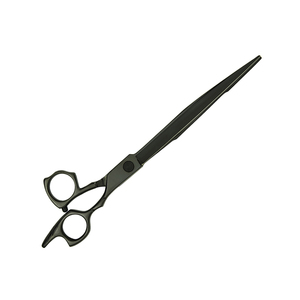 Best Quality Pet Grooming <b>Scissors</b> Black Color Coated Straight Blade Pet <b>Dog</b> Hair Grooming <b>Scissors</b> With Finger Rest - Product Image 2