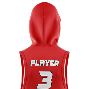 Sweat à capuche sans manches à sublimation en polaire classique personnalisé Sweat à capuche sans manches à sublimation respirante Logo en relief Personnalisez votre apparence - Product Image 5