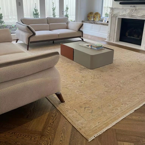 Juego de alfombra de seda moderna hecha a mano Alfombra de algodón bordada de alta calidad para decoración del hogar Estilo vintage Pedido mínimo 1 pieza - Product Image 1