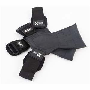 Gants de musculation multifonctionnels en cuir de vache, rembourrage en carbone haute résistance, protection professionnelle, sans trous, entraînement de traction, caoutchouc - Product Image 1