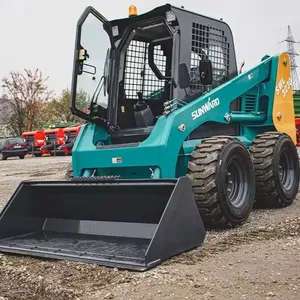 Carregadeira frontal grande e mini multifuncional roda SWL3230 SKID STEER Carregadeira para venda