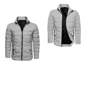 Chaqueta Bomber Térmica Impermeable y Cortavientos Reversible de Diseño Personalizado OEM 2026 para Hombre, Talla Grande, Estándar, con Plumas, para Invierno, Estilo Urbano - Product Image 4