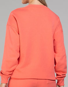 Prix de gros Sweat-shirt à col rond pour femme en hiver sur mesure avec logo sur le devant Dernier style Vêtement décontracté - Product Image 4