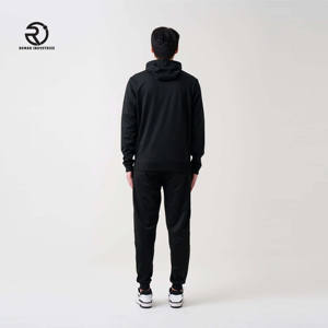 Chándal personalizado para hombre, conjunto de Jogger con etiqueta privada, chándal en blanco, chándal para correr, conjunto de pantalones de chándal y sudadera con capucha para hombre - Product Image 4