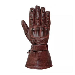 Gants longs en cuir de nouveau style pour hommes Gants au design uni Gants en cuir véritable personnalisés OEM à vendre - Product Image 2