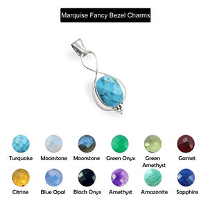 จี้สร้อยคอดีไซเนอร์สีเงินสเตอร์ลิง925พร้อมสร้อยคอพลอยเทอร์ควอยซ์ทรงไข่เหลี่ยมเพชรพลอยชุบทองสำหรับผู้หญิง - Product Image 6