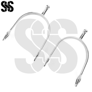 Meilleures ventes : Nouveaux éperons d'équitation en acier inoxydable de style anglais, durables, résistants à la corrosion, design élégant - Product Image 6