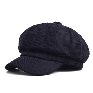 Nouveau béret octogonal pour femme, style Baker Boy, décontracté, sport et voyage, automne et hiver, en polaire, casquette anglaise Newsboy - Product Image 4