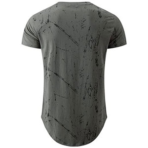 Maximize Wear-Camisetas de cuello redondo a la moda para exteriores de verano para hombre, gran oferta personalizada con material cómodo de poliéster/algodón - Product Image 2