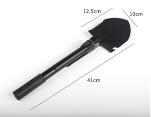 Attrezzo Multifunzione Pieghevole per Campeggio e Pesca: Vanga, Piccone, Zappa, <span class=keywords><strong>Martello</strong></span>, Sega, Machete in Acciaio al Manganese - Product Image 2