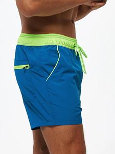 กางเกงว่ายน้ำชายเอวสูง แห้งเร็ว กันน้ำ ระบายอากาศ ผลิตจากวัสดุรักษ์โลก สไตล์สปอร์ต - Product Image 2