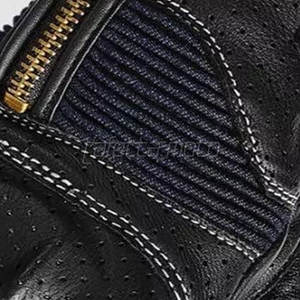 ถุงมือหนังแบบเต็มนิ้วสำหรับแข่งรถมอเตอร์ไซด์กลางแจ้งหนังแท้ถุงมือแข่งรถมอเตอร์ไซค์แบบวินเทจสไตล์ใหม่ - Product Image 5