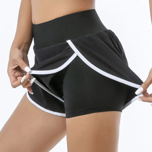 กางเกงขาสั้นกีฬาลำลองทรงหลวมสำหรับผู้หญิงใส่ในฤดูร้อนกางเกงขาสั้นสำหรับออกกำลังกายเล่นฟิตเนสวิ่งเล่นโยคะฟิตเนสมีกระเป๋า - Product Image 1