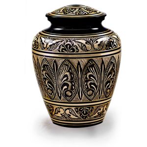 Urnes de crémation en métal faites à la main de qualité supérieure au design unique pour les cendres humaines Fabricant de gros Urnes décoratives en métal sur mesure - Product Image 2