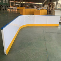 Barrière de protection en plastique pour patinoire de hockey en HDPE sur mesure, garde-corps, grossiste