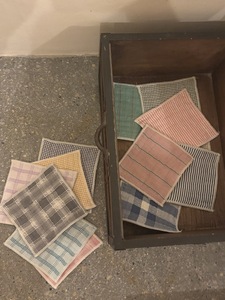 ที่รองแก้วผ้าฝ้ายคุณภาพสูงลายดอกไม้สไตล์เกาหลี - Product Image 3