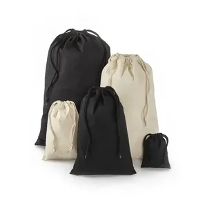 Sacchetto Promozionale Personalizzato XS in Cotone Premium con Coulisse per Sport e Merchandising - Product Image 4