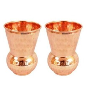 2025 Top Selling Item Luxurious Copper Glass Tumbler Durable and Impressive Design for Beverages Copper Drinking <b>Cup</b> - Product Image 1