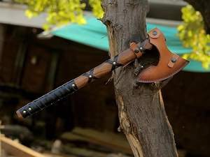 Hacha vikinga Tomahawk personalizable, hacha Barbuda inspirada en Ragnar Lothbrok para cosplay y camping de grado industrial - Product Image 3