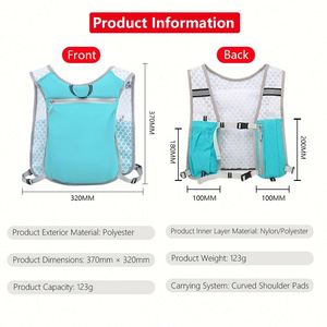 Hydration Vest & <b>Backpack</b> 12-Pack Polyester Multifunction Promotional Use Drink Bag - Product Image 5