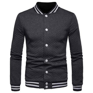 Hombres High Street Plain Letterman Varsity Chaquetas de manga larga de impresión personalizada al por mayor de ropa de la Universidad chaqueta de béisbol para los hombres - Product Image 6