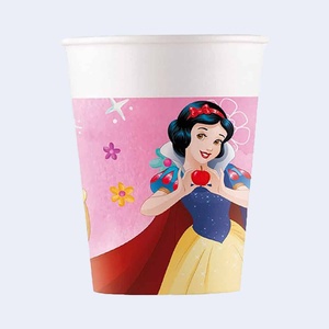 Gobelets en papier Party Love Princesses 200 ml, 6 pièces, vaisselle de fête - Product Image 1
