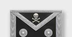 Delantal de lujo Masonic Chapter con costuras elegantes, tela de primera calidad y diseño auténtico para uso ceremonial. - Product Image 3