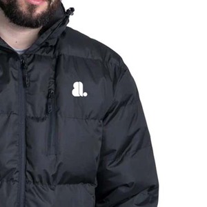 Nueva Chaqueta de Invierno para Hombre con Capucha y Cuello Alto, Diseño Acolchado y Resistente al Viento, Estampada para Otoño - Product Image 6