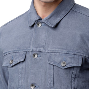 Chaqueta Vaquera Personalizada de Alta Calidad para Hombre, con Cuello Alto y Chaqueta Acolchada de Invierno, Precio Económico en Oferta - Product Image 6