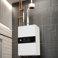 Chauffe-eau électrique 15 kW classe A à efficacité énergétique, contrôlé par application, avec fonctions de chauffage et de douche