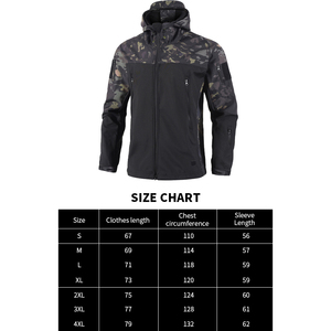 Chaqueta Cortavientos de Invierno Ligera, Impermeable y Transpirable para Hombre, con Cuello Alto y Logotipo Frontal - Ropa Deportiva para Exteriores - Product Image 3
