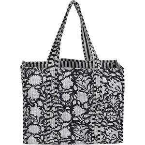 Sac fourre-tout en microfibre fait à la main motif de couleur unie broderie ouverte grand sac à main décontracté épaule Shopping Style indien couture - Product Image 4