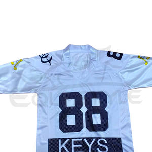 White American Football Uniform Sets Custom Sublimation Letter <b>Print</b> Jersey Shorts Factory Direct OEM Youth Football <b>Kits</b> - Product Image 4