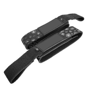 Venta al por mayor tarifa gris negro Color ligero respetuoso con el medio ambiente gimnasio muñequera envuelve Correa correas de levantamiento de pesas para correas de elevación - Product Image 3