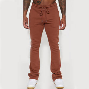 Pantalon de jogging pour homme de haute qualité, taille mi-haute, coupe oversize, en molleton de coton et polyester respirant, multi-poches, style urbain - Product Image 1