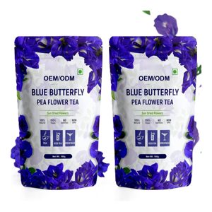 Té de Flor de Clitoria Azul en Polvo, Polvo de Clitoria Azul a Granel para una Piel Radiante y Apoyo para el Sueño, Ayuda a Aliviar el Estrés - Product Image 1
