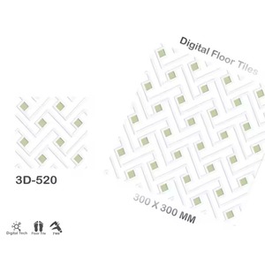 Qualité indienne Prix bon marché Céramique Numérique 3D Carreaux de sol Glacé Brillant Rustique Surface Rectifiée 16x16 12x12 - Product Image 6