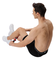 ALLWINWIN MSK106 Bâton de massage - Rouleau de massage musculaire à petites billes pour les jambes